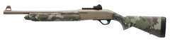 Winchester SX4 Woodland Defender 12 Gauge 18.5" 4+1 Semi-Auto Shotgun - FDE Cerakote / Woodland Camo — view 2