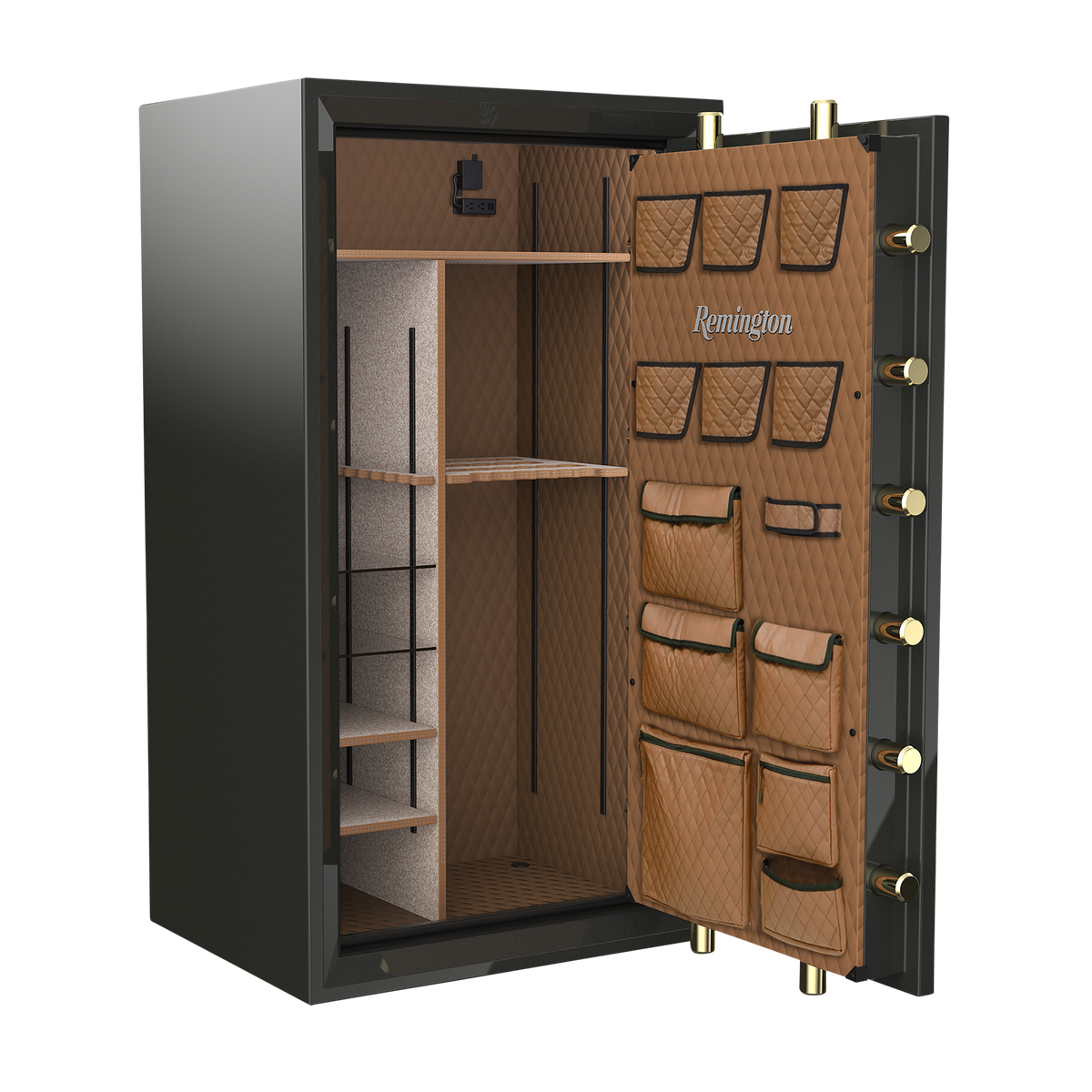 Sports Afield STS 40+6+1 Fireproof Gun Safe Sage Green Metallic Gloss - 120 Min @ 1800F — view 2
