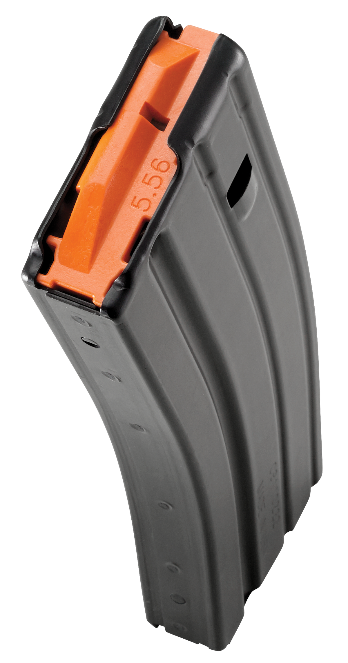 DuraMag Speed 30rd 223 Rem/300 Blackout/5.56x45mm NATO AR-15 Magazine - Black w/ Orange Follower — view 2