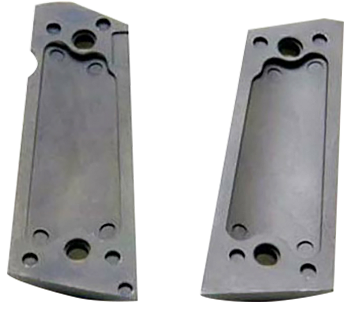 Archangel AA107 1911 Government Aluminum Grip Panels Black Anodized Diamond Checkering — view 2