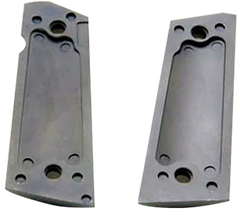 Archangel AA107 1911 Government Aluminum Grip Panels Black Anodized Diamond Checkering — view 2