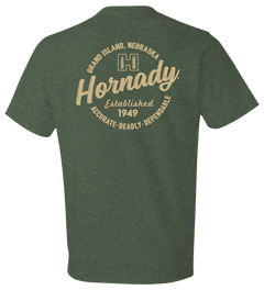 Horizon Design Hornady Logo Stamp T-Shirt Military Green 2XL — view 2