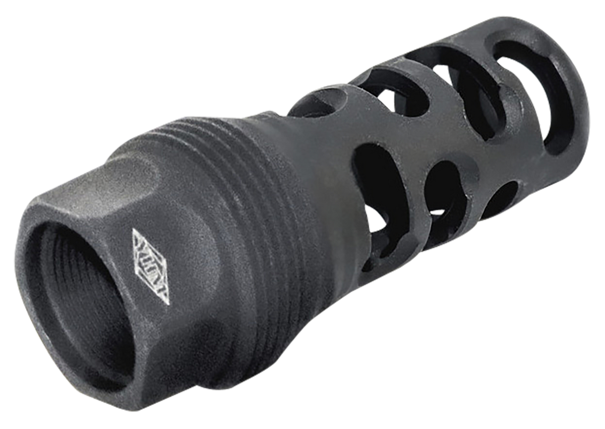 Yankee Hill 4405MB28 sRx Q.D. Muzzle Brake Long 9mm 1/2x28 Black Phosphate Steel — view 2