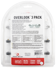 Radians Overlook OV3114CS Shooting Glasses 3-Pack Clear/Smoke Gray/Amber Lens — view 2