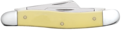 Case Stockman Medium 2.57"/1.88"/1.71" Yellow Synthetic 3-Blade Folding Knife — view 2