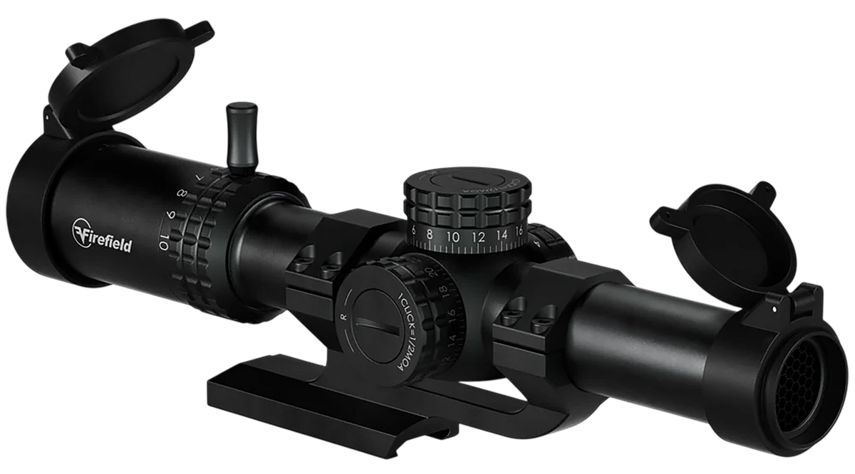 Firefield RapidStrike 1-10x24mm LPVO 30mm Tube Illuminated CR1 Reticle Rifle Scope - Matte Black — view 2