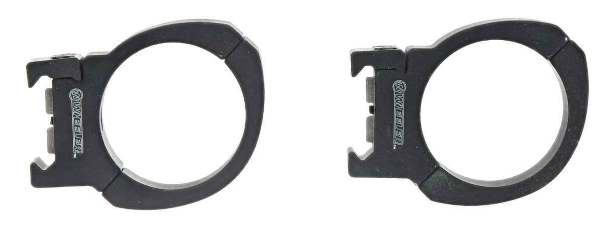 Wheeler Sporter Scope Rings 30mm Low Black 6061 Aluminum — view 2