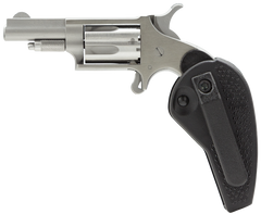 NAA 22LLRHG Mini-Revolver 22 LR 1.63" 5-Shot SAO Stainless Steel, Black Synthetic Holster Grip — view 2