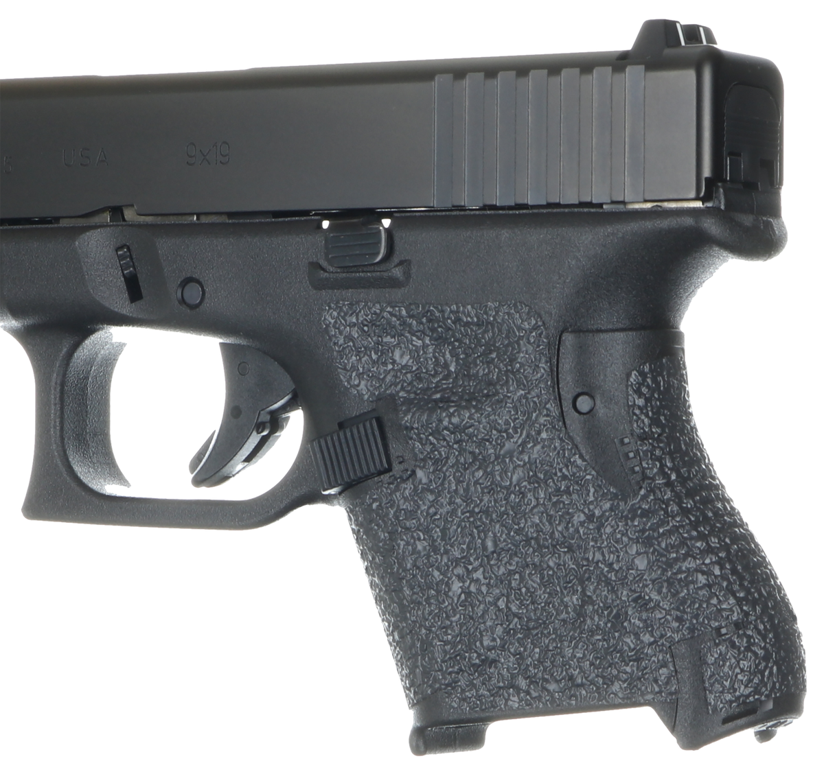 Talon Grips EV03R Adhesive Grip Textured Black Rubber - Glock 26/27/28/33/39 Gen 5 — view 2
