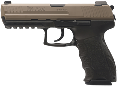 HK P30L V3 9mm Luger 4.45" 17+1 Semi-Auto Pistol - FDE — view 2