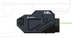 Viridian C5L with SAFECharge C Series Black 650 Lumens White/Green Laser - Universal Glock/Sig Sauer/S&W — view 2