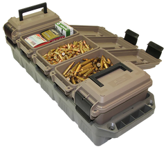 MTM Case-Gard AC5C 5-Can Ammo Crate Mini Dark Earth / Army Green Polypropylene — view 2