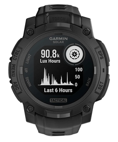 Garmin Instinct 3 45mm Solar Tactical Edition GPS Smartwatch - Black — view 2
