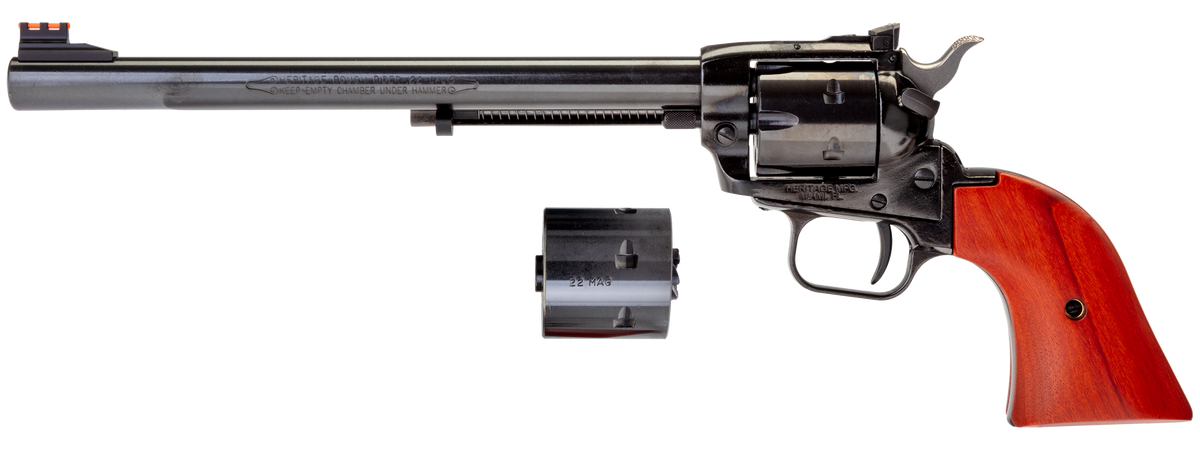 Heritage Mfg RR22MB9AS Rough Rider 22 LR/22 WMR 9" 6-Shot SAO Revolver - Cocobolo Grip — view 2