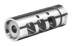 Rise Armament RA-701 Compensator 5.56x45mm NATO 1/2x28 2.5" Silver — view 2