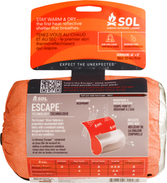 Survive Outdoors Longer SOL Escape Bivvy Orange 84 in x 31 in 8.5 oz Waterproof Emergency Shelter — view 2