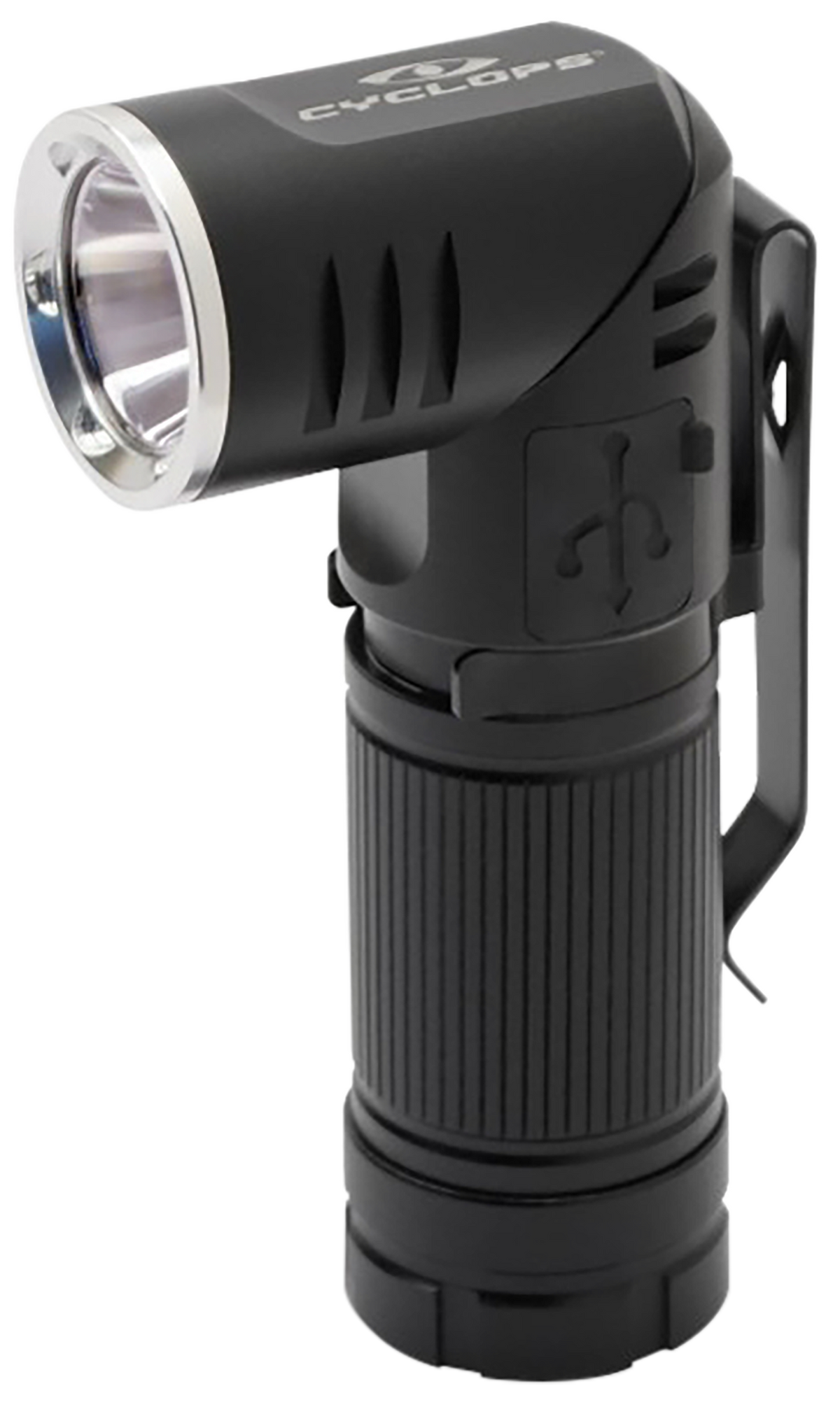 Cyclops FLX400 160/400 Lumen Rechargeable LED Flashlight - Black Anodized — view 2