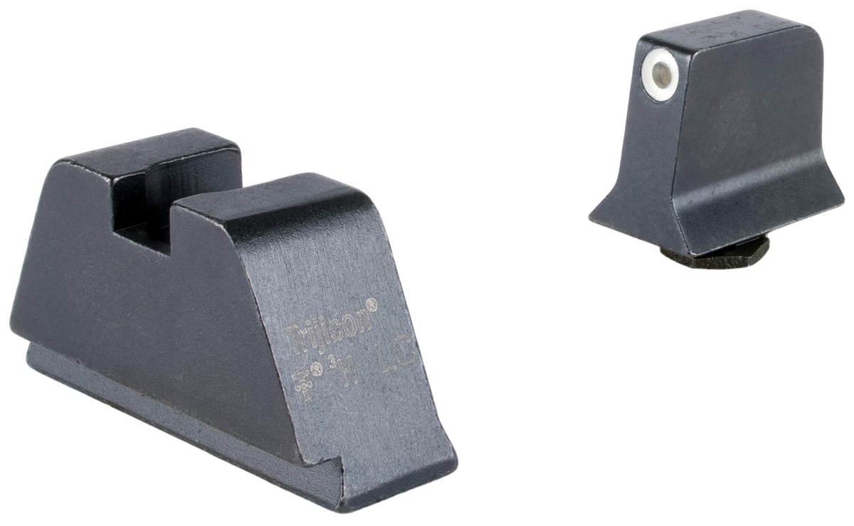 Trijicon GL201 Suppressor/Optic Height Night Sights Green Tritium/White Outline Front - Glock 17/17L/19/22 — view 2