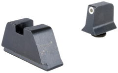 Trijicon GL201 Suppressor/Optic Height Night Sights Green Tritium/White Outline Front - Glock 17/17L/19/22 — view 2