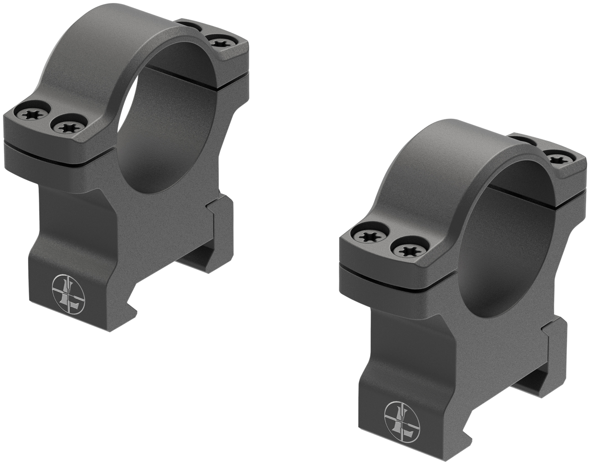 Leupold BackCountry Cross-Slot 1" High Matte Black Scope Rings — view 2