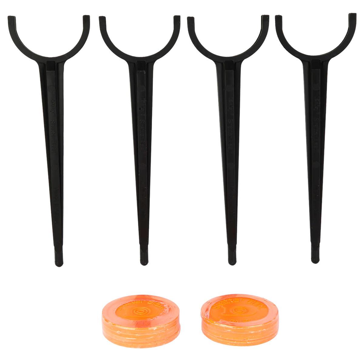 Daisy ShatterBlast Stakes 8" Reactive Targets .22-.50 Cal - 4 Stakes/8 Disks — view 2