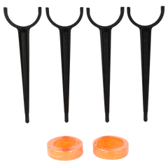 Daisy ShatterBlast Stakes 8" Reactive Targets .22-.50 Cal - 4 Stakes/8 Disks — view 2