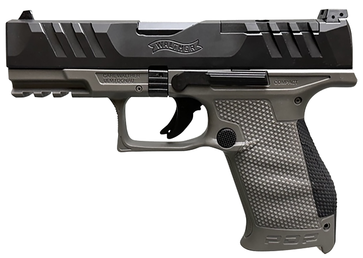 Walther Arms PDP Compact Frame 9mm Luger 4" 15+1 Striker Fire Pistol - Gray/Black — view 2