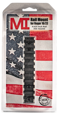 Midwest Industries MI-1022SM Ruger 10/22 Scope Mount 4.65" Picatinny Rail - Matte Black — view 2