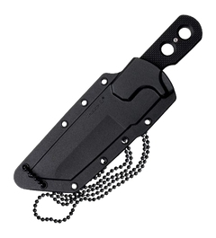 Cold Steel Mini Tac Tanto 3.75" Serrated Fixed Blade AUS-8A SS Black Griv-Ex Handle — view 2