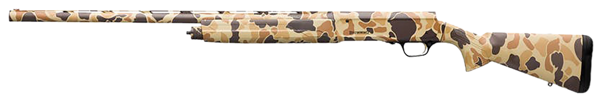 Browning A5 12 Gauge 28" 3.5" 4+1 Semi-Auto Shotgun - Vintage Tan Camo — view 2