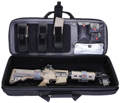 G Outdoors GPS T28SWC Tactical Special Weapons 28" Hard-Sided Rifle Case - Black 1000D Polyester — view 2
