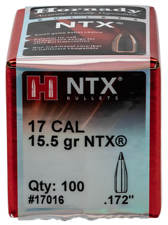 Hornady NXT 17 Cal .172 15.5 gr NTX Reloading Bullets - 100/Box — view 2
