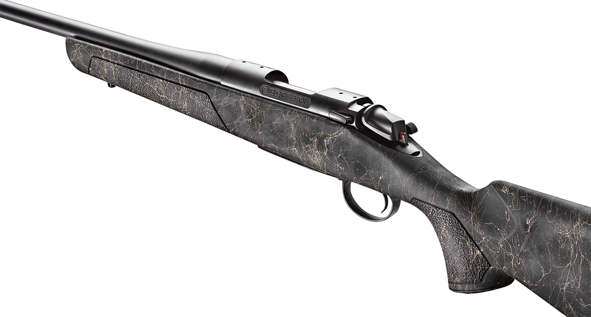 Bergara Rifles B-14 Stoke 7mm-08 Rem 20" 4+1 Bolt-Action Rifle - Graphite Black Cerakote Threaded Barrel, Black/Tan Synthetic Stock — view 2