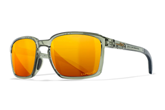 Wiley X Alfa M/L Bronze Mirror Lens Gloss Crystal Light Olive Frame — view 2