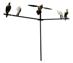 Mojo Outdoors HW9006 Dove Tree 7.5' Black Metal Decoy Stand w/Carry Bag — view 2