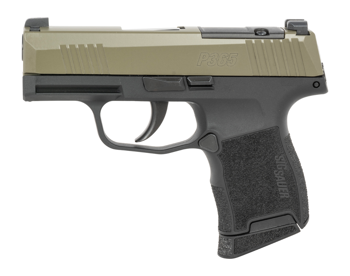 Sig Sauer P365 9mm Luger 3.10" 10+1 Micro-Compact Pistol - Moss Green Slide, RMSc Footprint — view 2