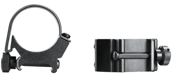 Weaver Mounts 49121 Detachable Top Mount 30mm Low Quick Detach Rings - Matte Black Aluminum — view 2