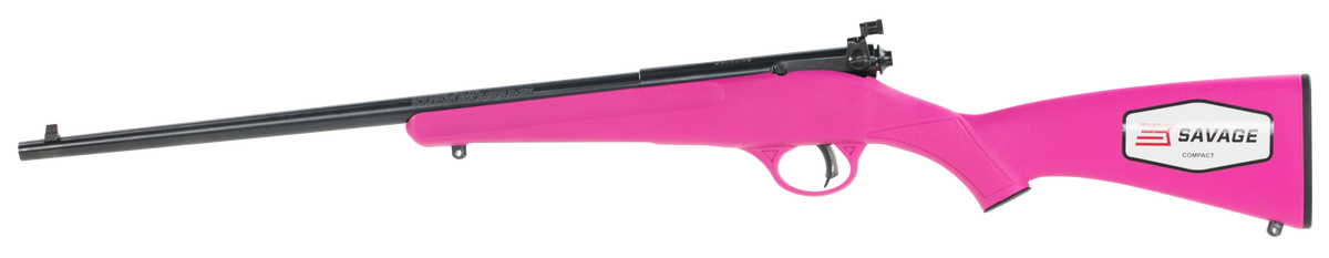 Savage Rascal Youth 22 LR 16.13" 1-Rd Bolt Action Rifle - Pink — view 2