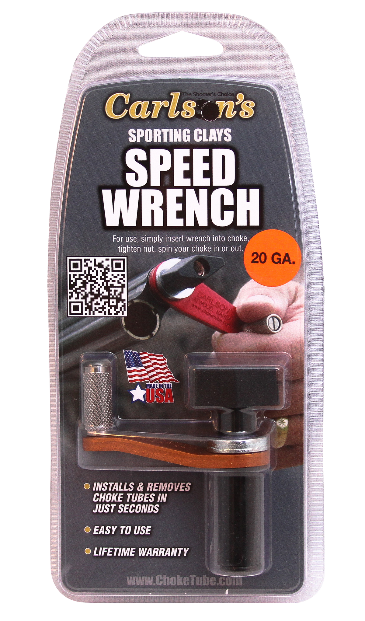 Carlsons Sporting Clays Speed Wrench 20 Gauge Red/Black Stainless Steel — view 2