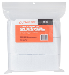 Tapco TAP22072 Square Patches .38 Cal 1.75" Cotton Flannel 500-Count — view 2