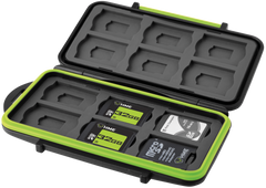 HME SDCH Memory Card Case Black/Green - 24 Card Storage — view 2