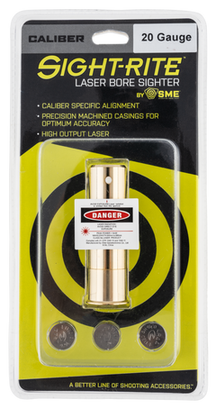 SME Sight-Rite Laser Bore Sighting System 20 Gauge Brass Casing — view 2