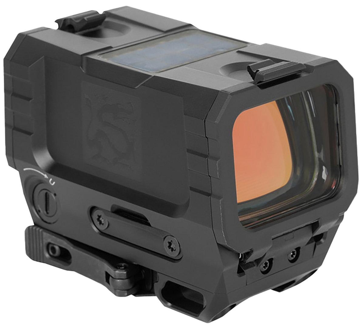 Holosun AEMS Max Ronin 1x 1.1" x 0.87" 2 MOA Red Dot/65 MOA Circle Multi-Reticle Reflex Sight - Black Anodized — view 2