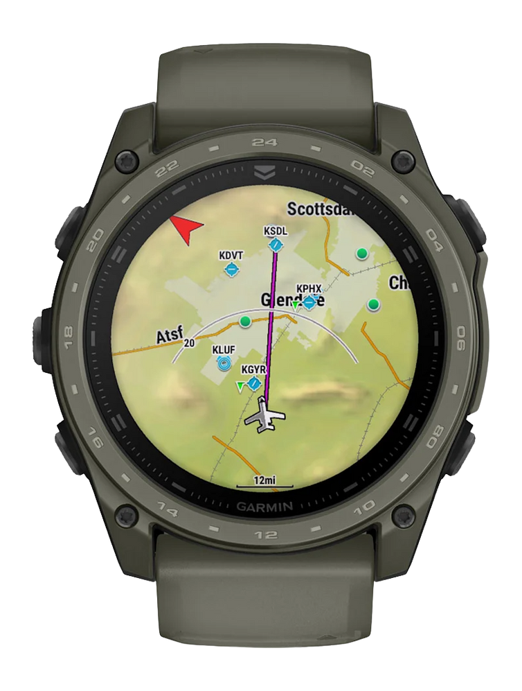 Garmin tactix 8 AMOLED 51mm GPS Tactical Smartwatch - Olive Drab Cerakote — view 2