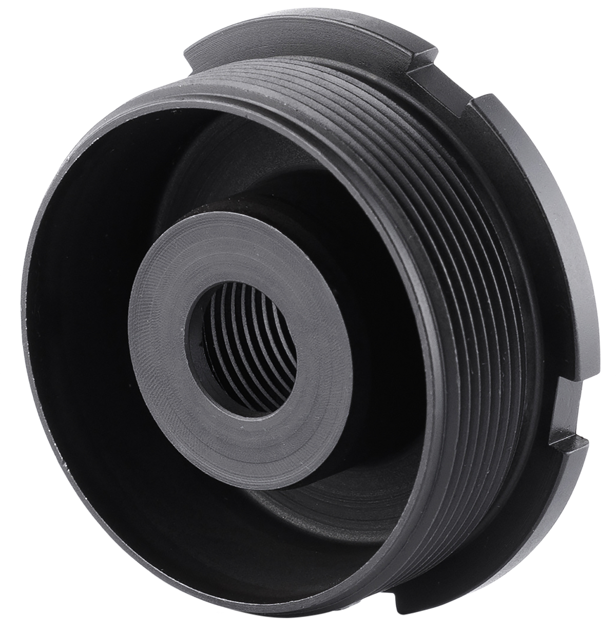 Dead Air LT302A HUB Direct Thread Mount 5/8x24 Black Nitride — view 2