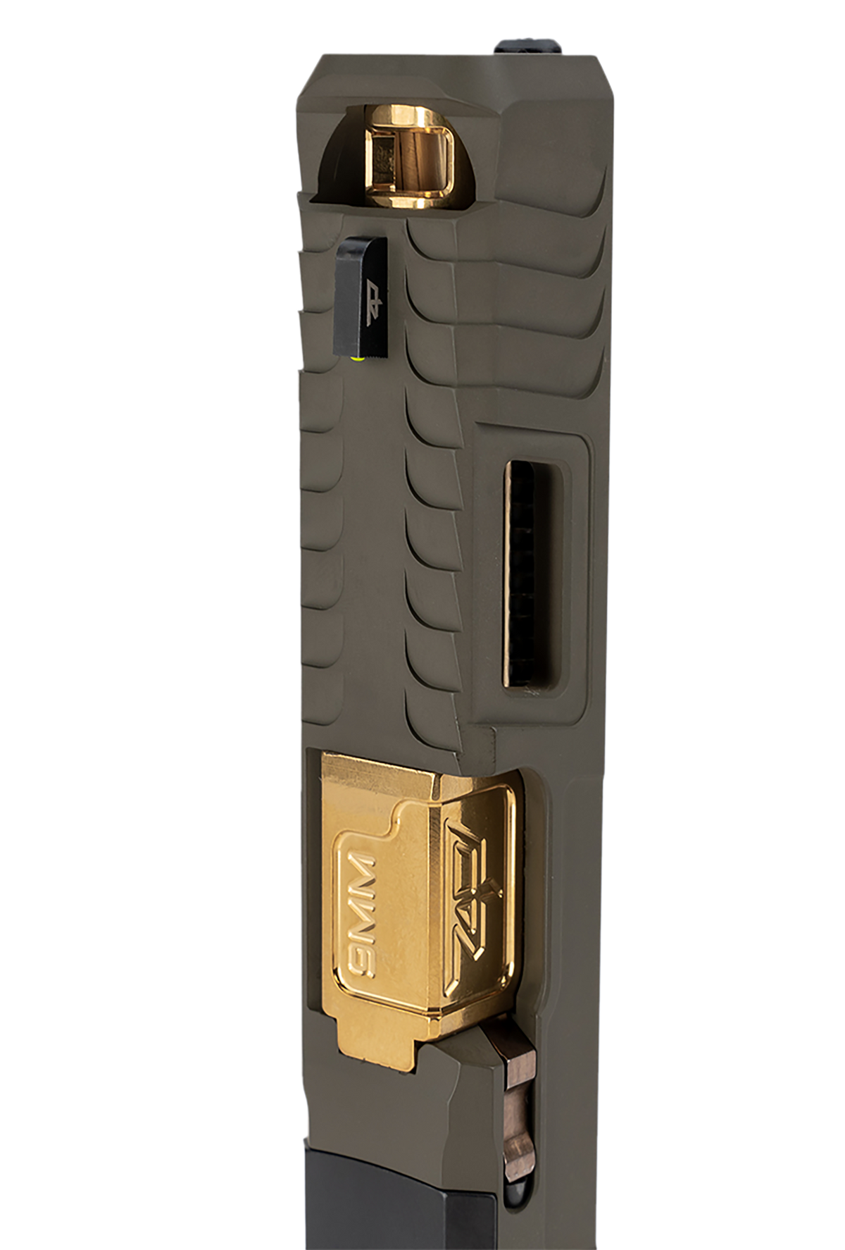 Zaffiri Precision ZP.19G5BCPG 9mm Luger 3.89" Ported Barrel Gold TiN - Fits Glock 19 Gen 5 — view 2