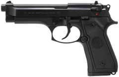 Beretta M9 CA Compliant 9mm Luger 4.90" 10+1 DA/SA Pistol - Black Bruniton — view 2