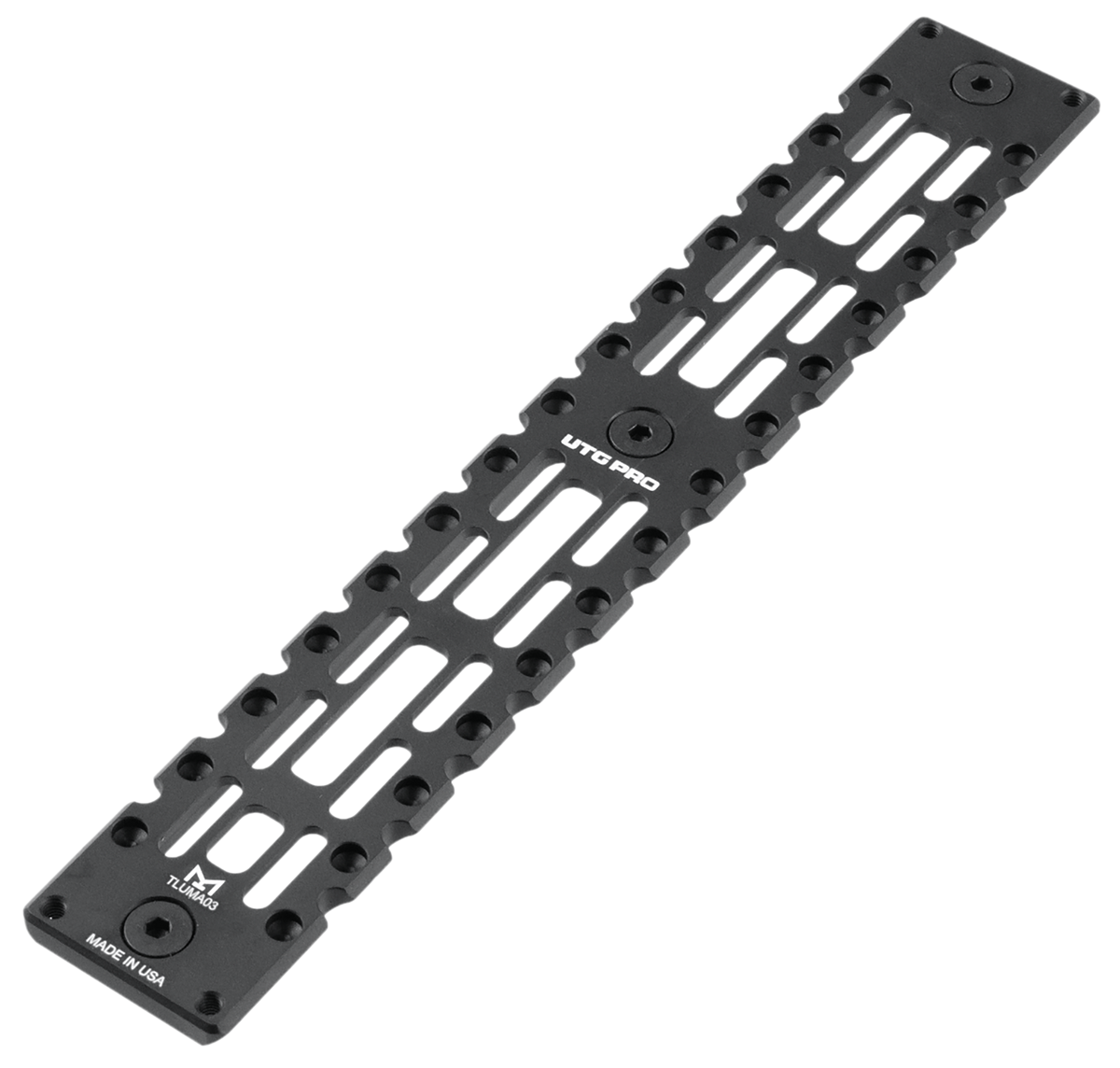 Leapers UTG PRO TLUMA03 ARCA Rail 6-Slot M-LOK 9.4" Matte Black Anodized Aluminum — view 2