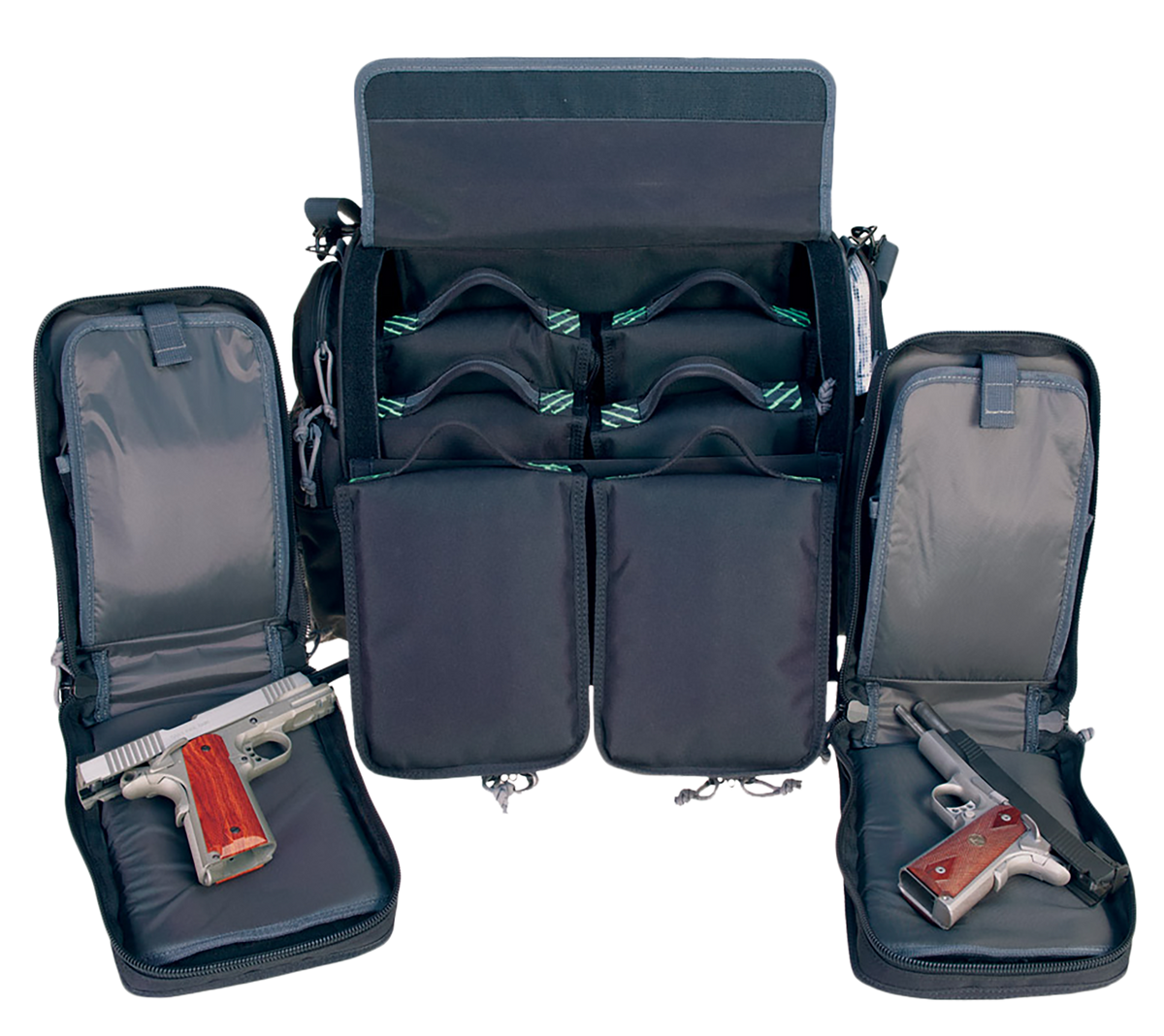 G Outdoors GPS-1955BRN Barn Range Bag PRYM1 Blackout Holds 8 Handguns — view 2