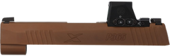 Sig Sauer P365XL 9mm Luger 3.7" Coyote Tan Cerakote Serrated Slide Assembly — view 2